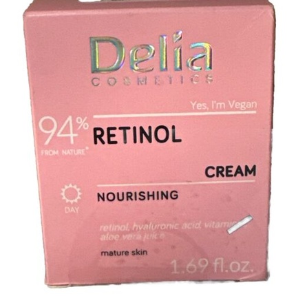 

94 Крем с ретинолом, питательным гиалуроном и витамином Е Delia