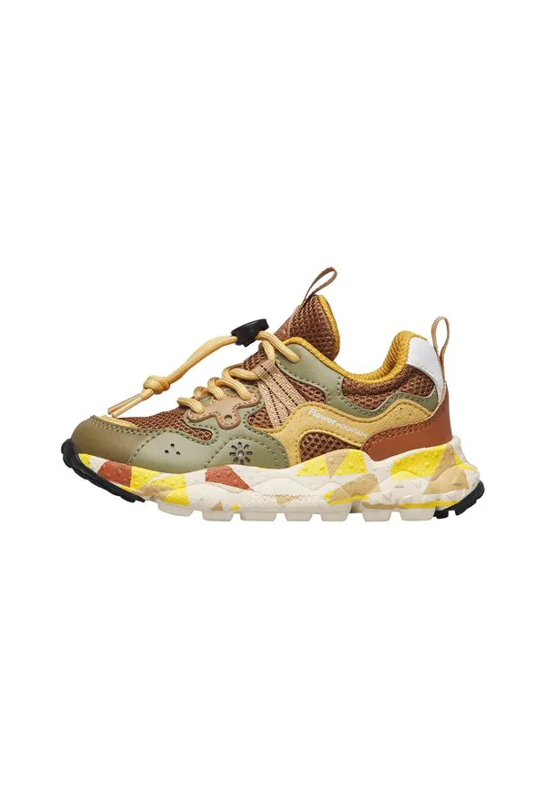 Кроссовки yamano 3 Naturino, Militärgrüne-Braun