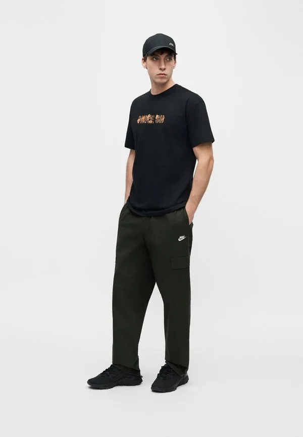 Футболка с принтом в стиле университетской формы Nike Sb, Black — фото 3