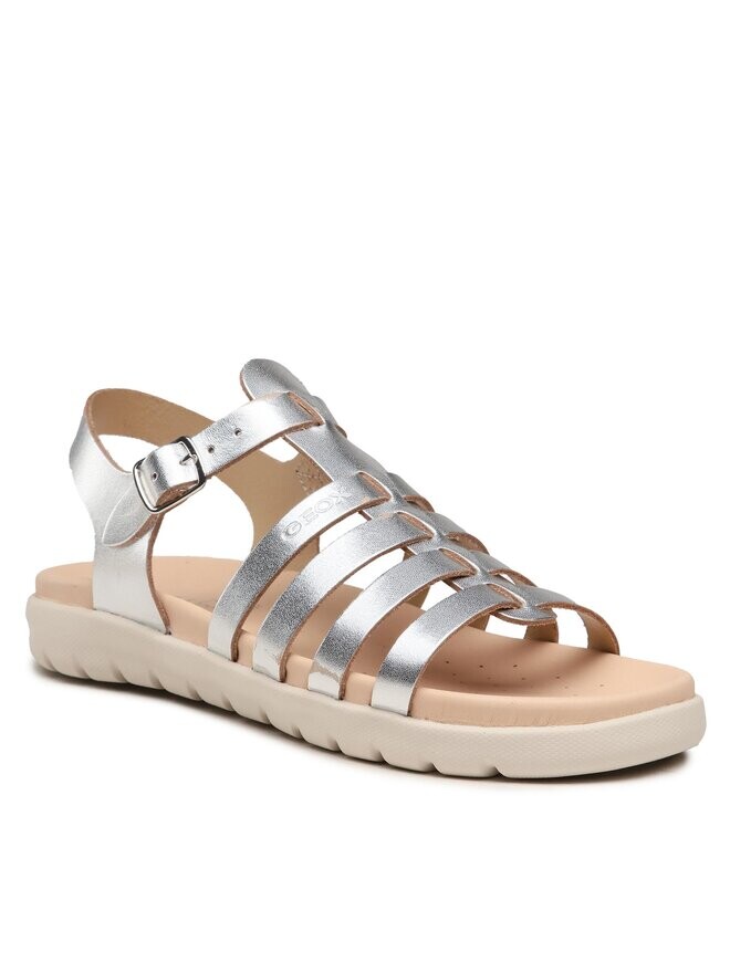Сандалии Geox J Sandal Soleima Gir J35GSB000CFC1007 D farben, серебро — фото 3