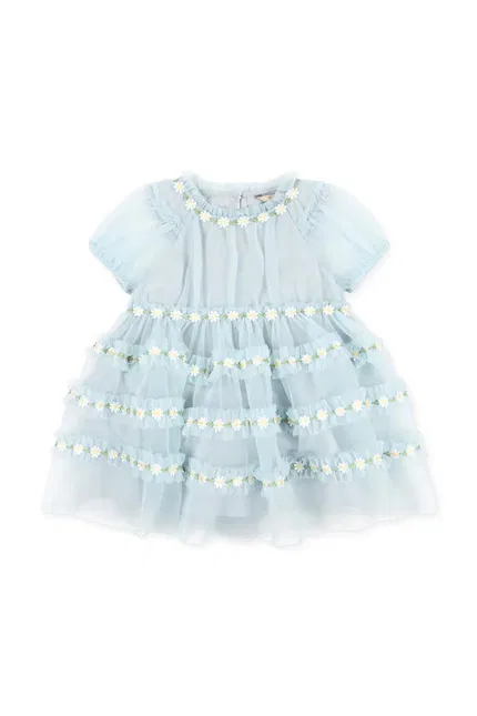 Платье мини с цветочным принтом JOELLE DRESS Konges Sløjd, синий