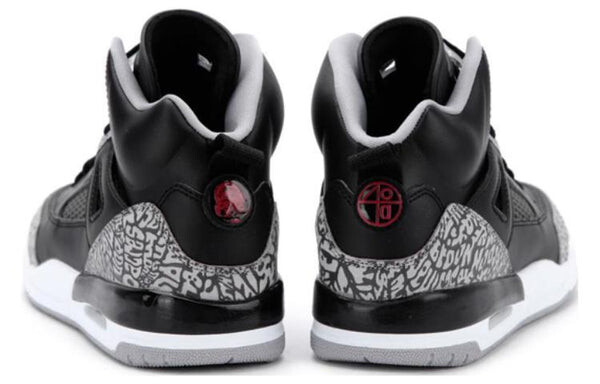 Кроссовки spizike 'black cement' Air Jordan, черный — фото 3