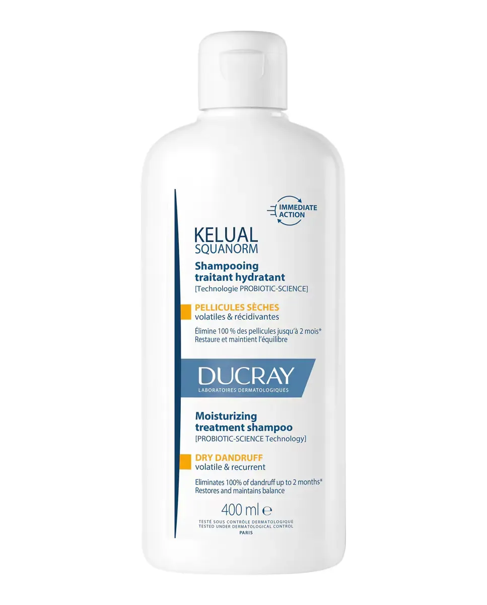 Шампунь от сухой перхоти Kelual Squanorm 100 мл Ducray