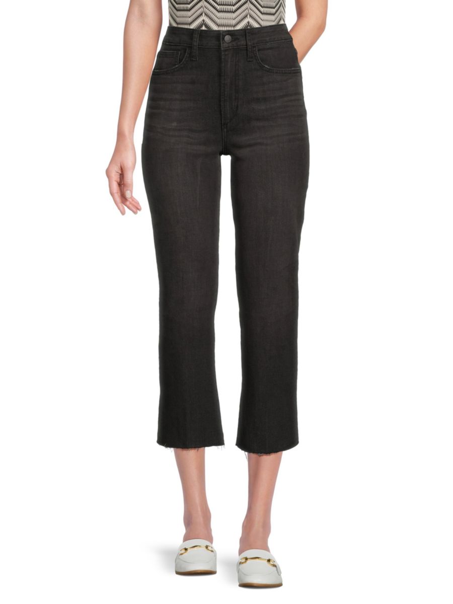 

Укороченные джинсы Bootcut с высокой талией Joe's Jeans, цвет Olena Black