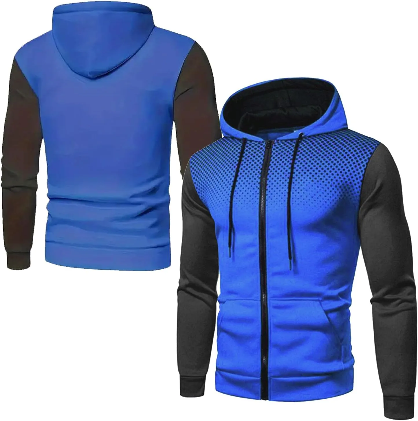 

Мужской худи с принтом и карманом KEHHZUHL