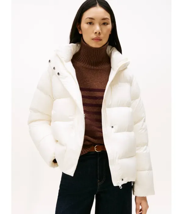 Пуховая куртка regular fit Tommy Hilfiger, экрю