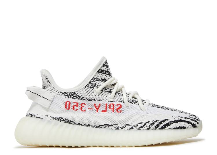 

Кроссовки Adidas YEEZY BOOST 350 V2 'ZEBRA' 2022/2023, белый