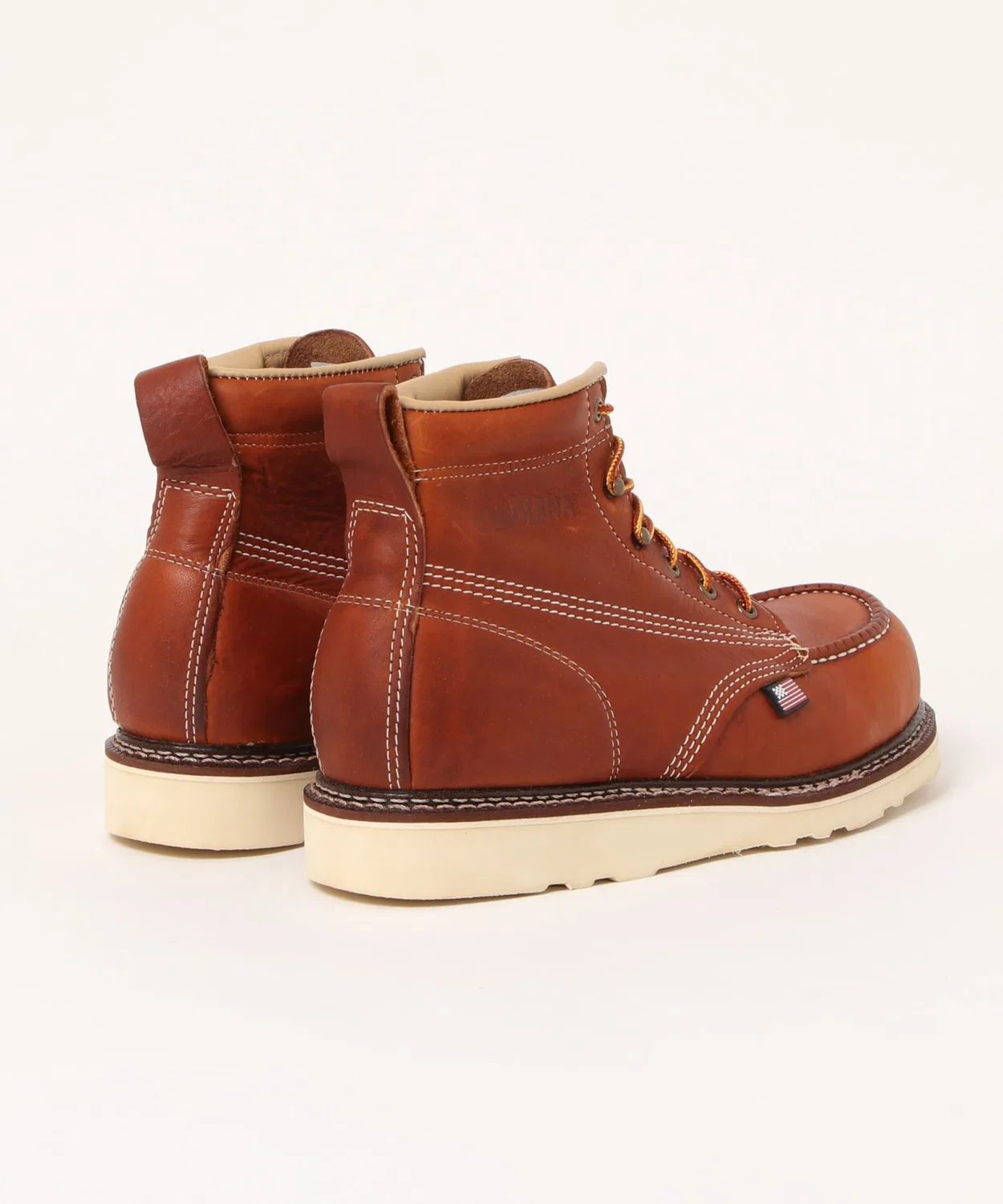 Ботинки рабочие Carolina S6 DOMESTIC MOCTOE WEDGE WORK BOOT, коричневые — фото 2