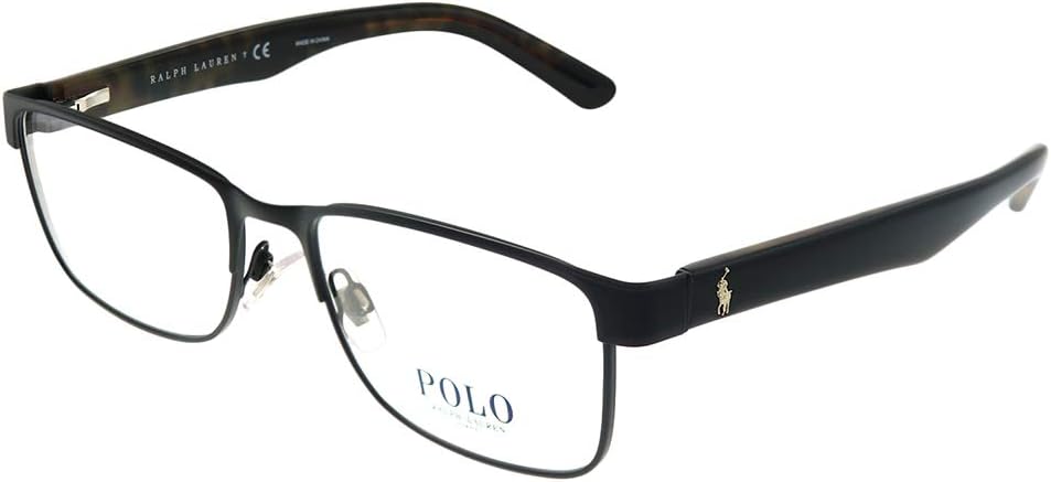 

Polo Ralph Lauren PH 1157 9038 Matte Black Metal прямоугольные очки 55mm