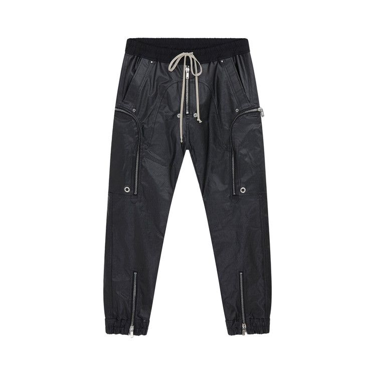 

Брюки Rick Owens Bauhaus Leather Cargo Pants, Black