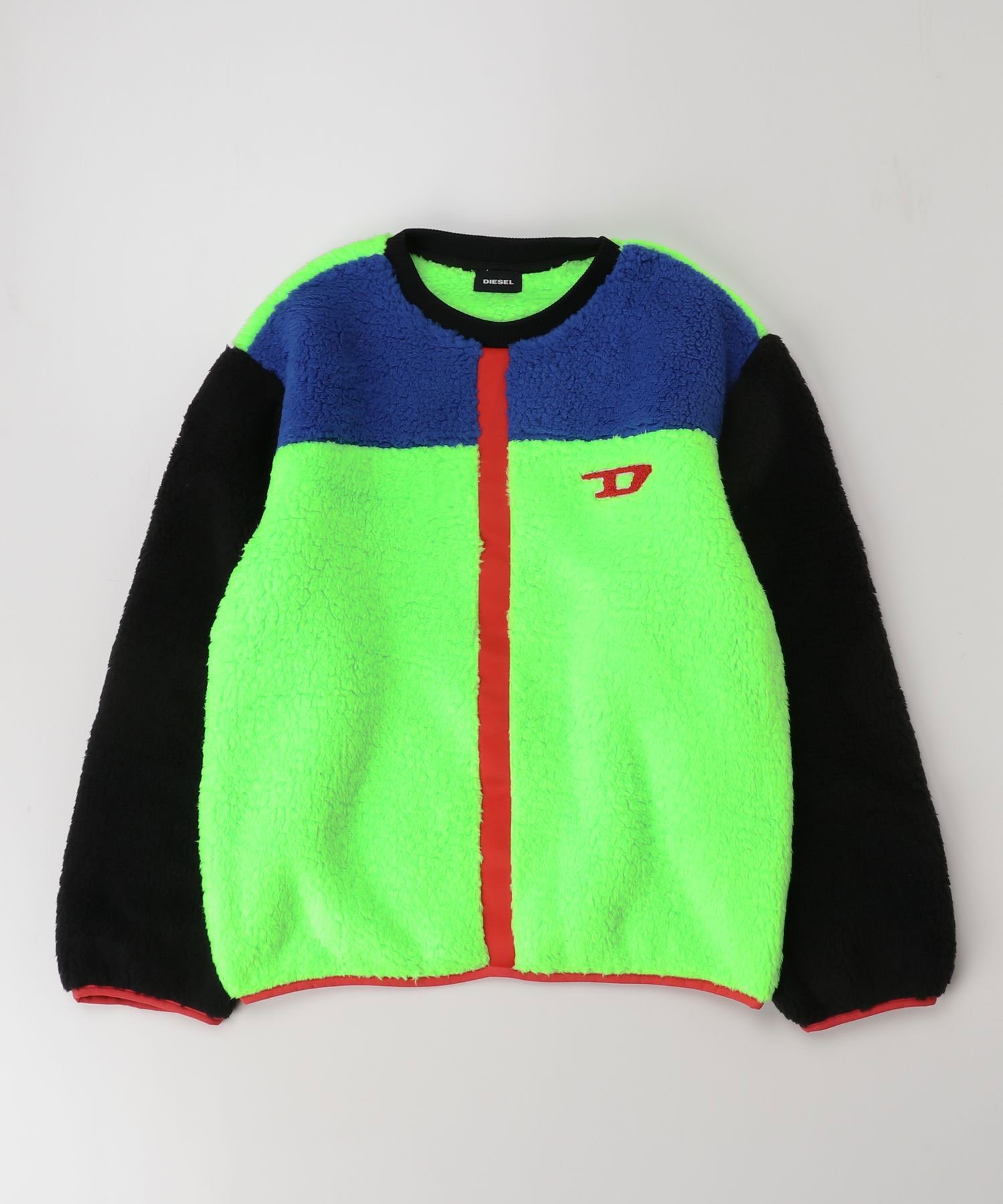 Детская и подростковая толстовка-пуловер с логотипом бренда DIESEL, Light Green