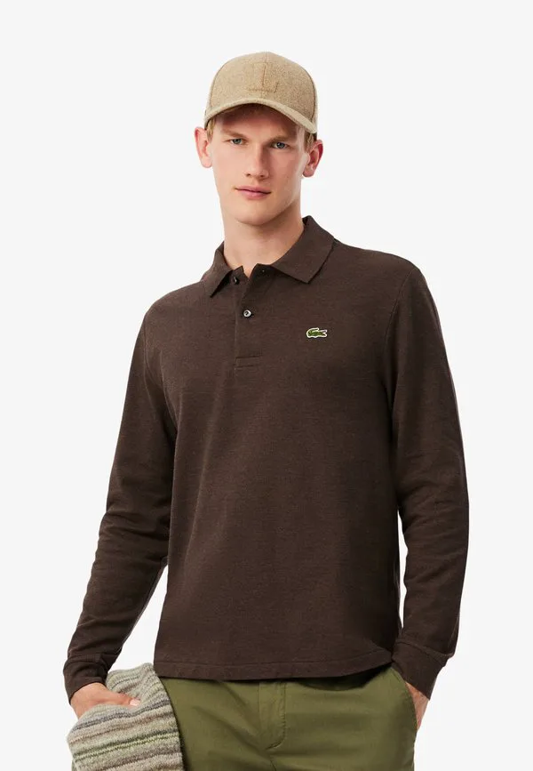 Оригинальная мужская рубашка поло l1313 Lacoste, Bordeaux Kd