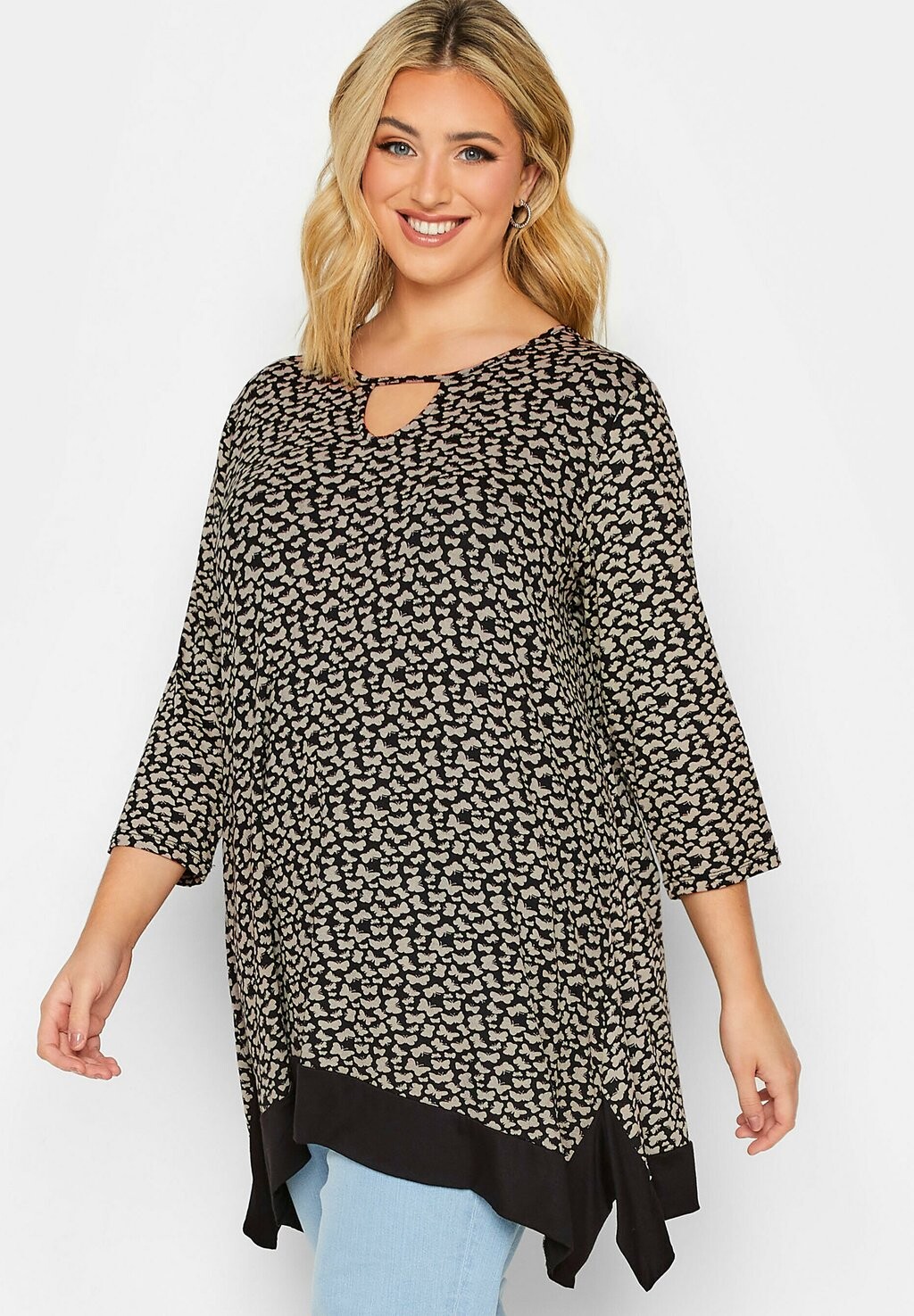 

Футболка с длинным рукавом Hanky Yours Clothing, черный