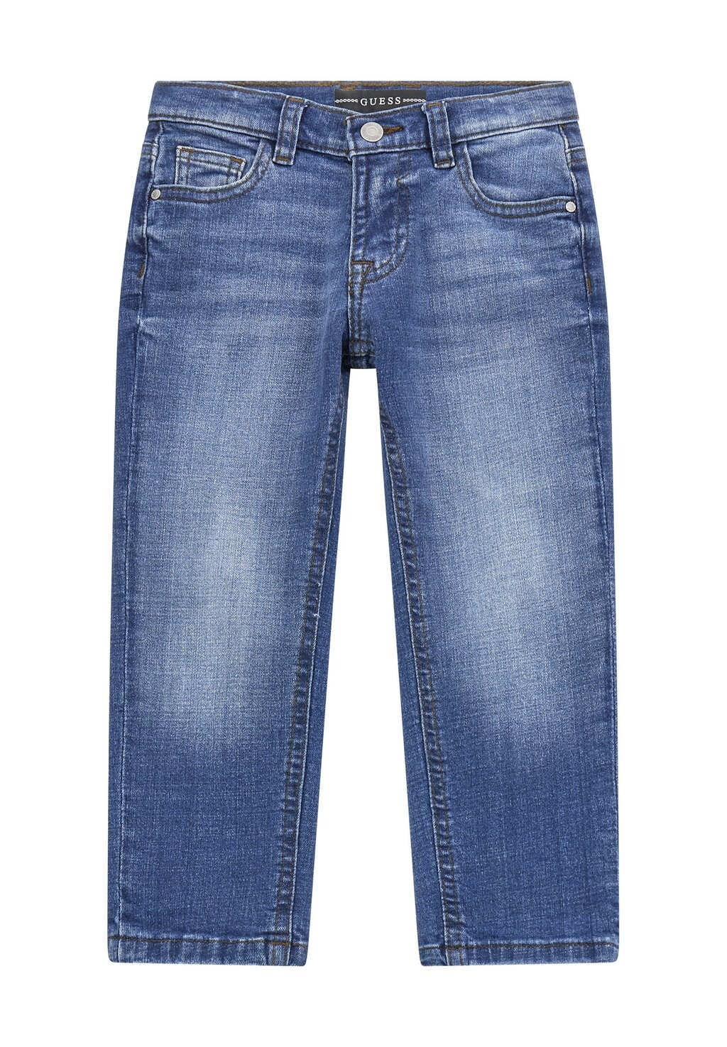

Джинсы прямые Guess, цвет blau