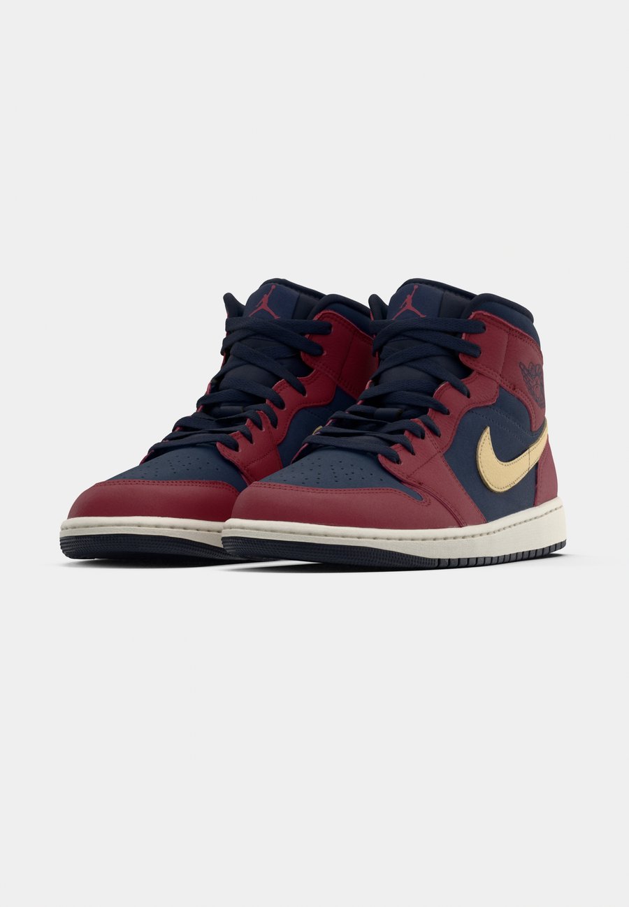 Кроссовки Jordan AIR JORDAN 1 MID SE V2, Team Red/Pale Vanilla/Obsidian/Sail/Dark Red — фото 3