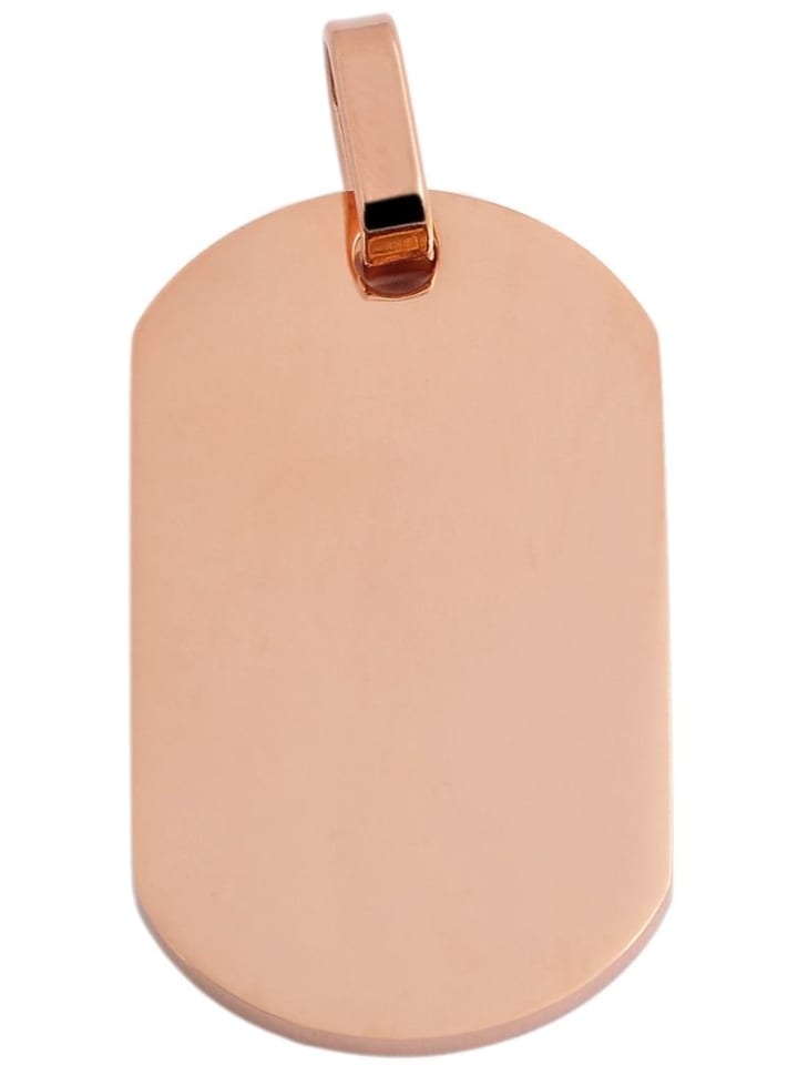 

Adeliás Кулон унисекс - кулон из нержавеющей стали с гравировкой и золотым покрытием