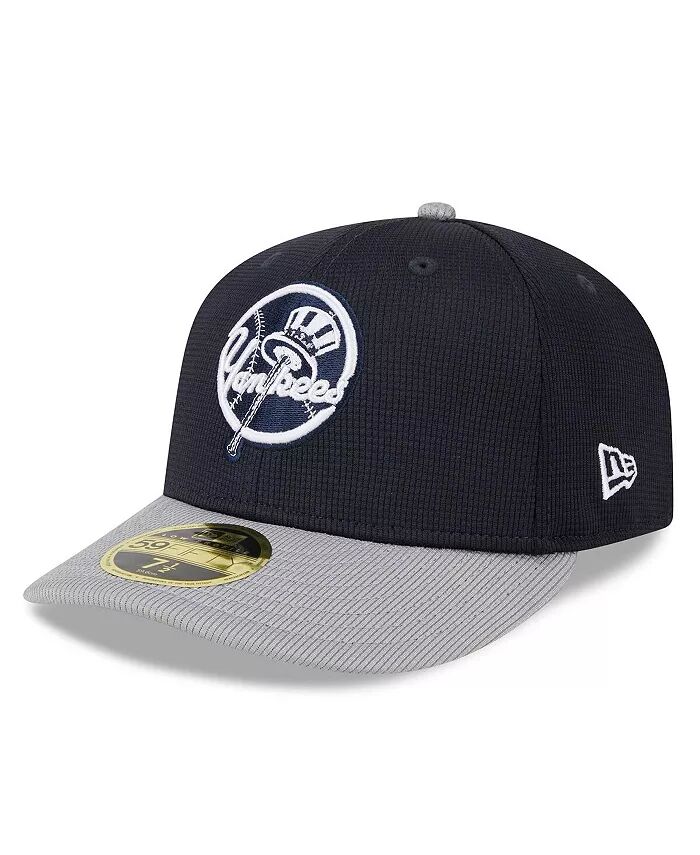 

Мужская темно-синяя бейсболка New York Yankees 2024 Batting Practice Low Profile 59FIFTY Fitted Hat New Era