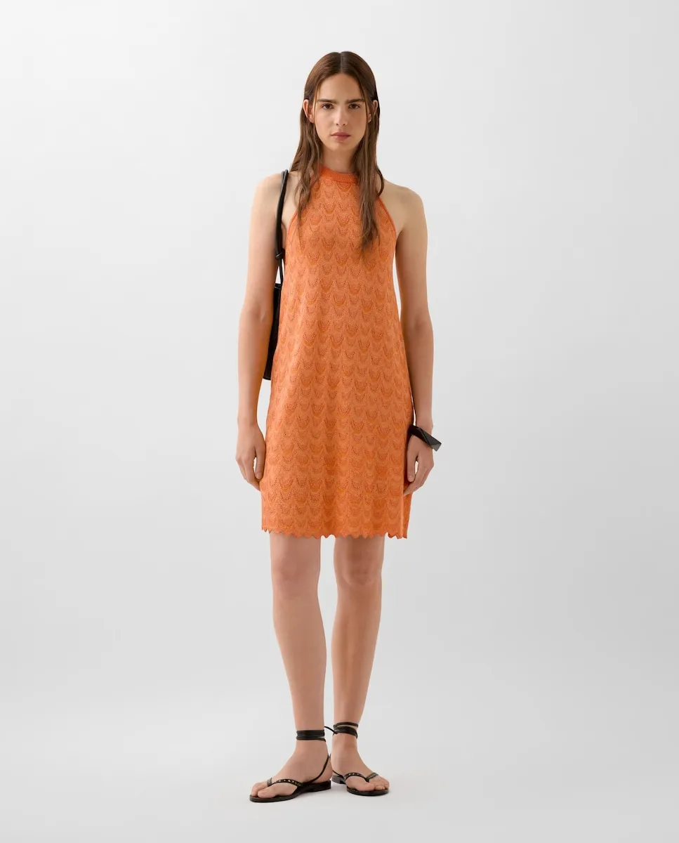 

Короткое платье с запахом Scalpers, оранжевый