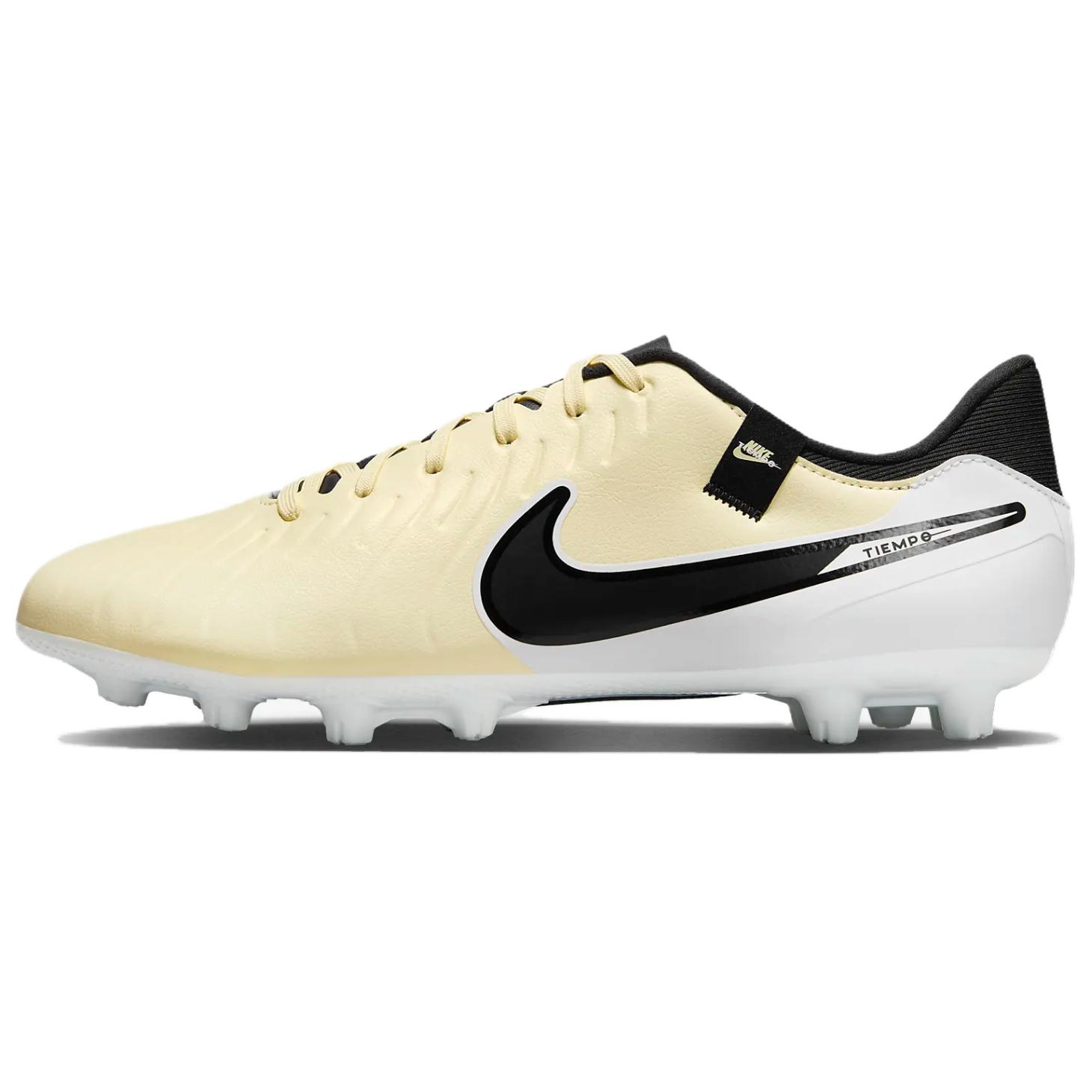 

Nike Tiempo Legend 10 Футбольные бутсы унисекс, Lemonade/Metallic Gold Coin/Black