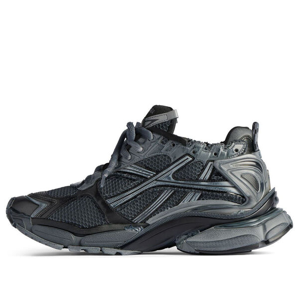 

Кроссовки runner sneakers 'dark grey and black mesh and nylon' Balenciaga, серый