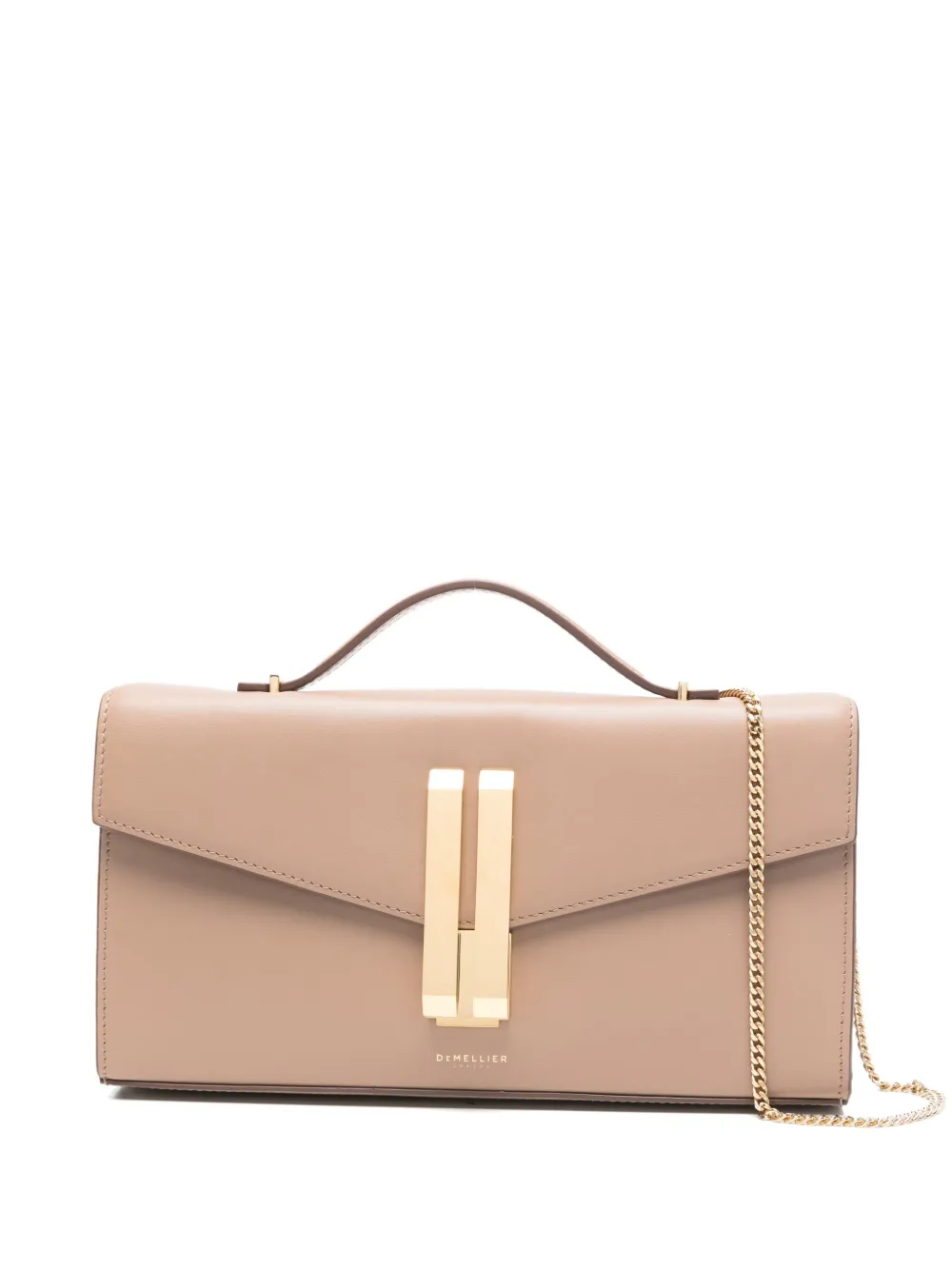 

Клатч с откидным клапаном DeMellier, нейтральный