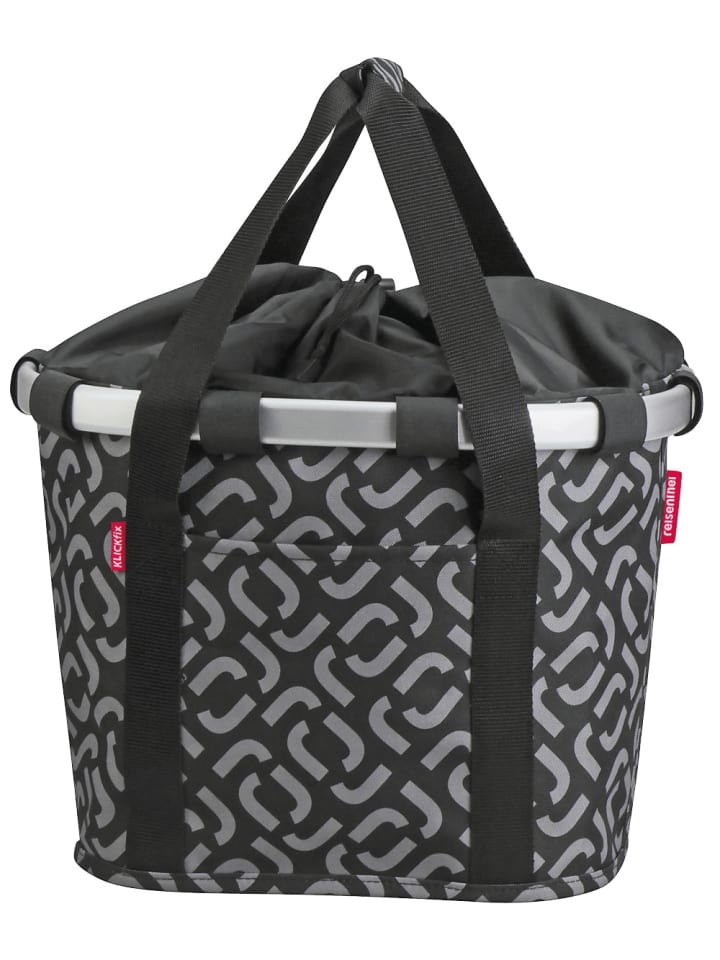 

KLICKfix Корзина на переднее колесо "Bike Basket" черно-серого цвета