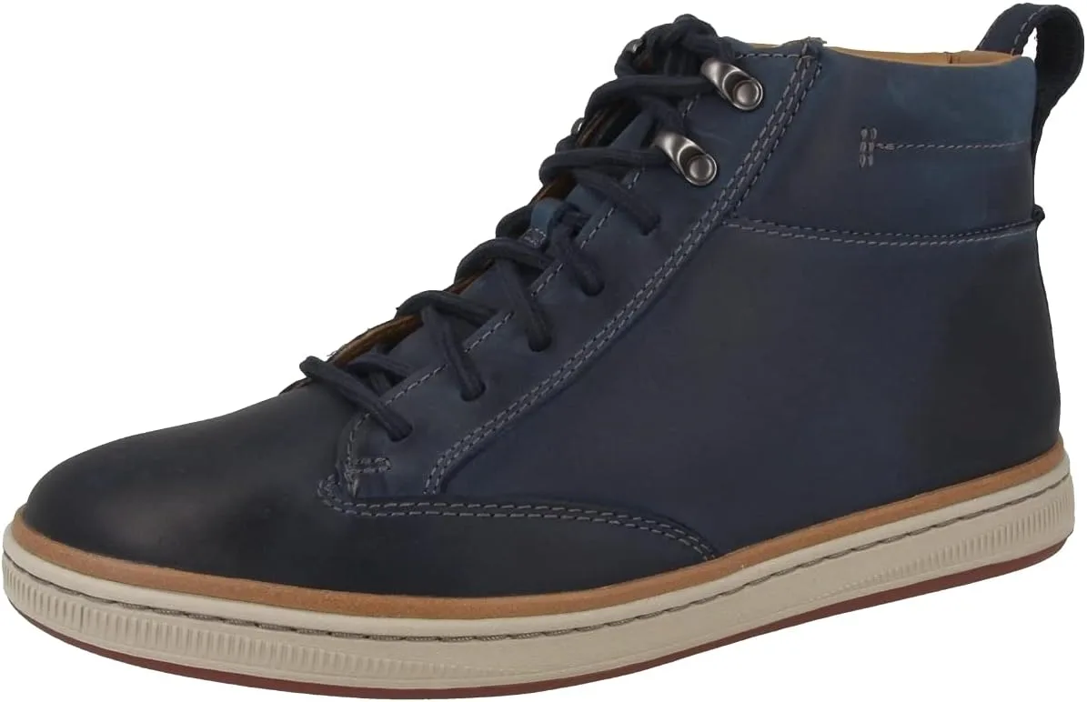 Мужские ботинки Clarks Norsen Mid Classic, синий — фото 4