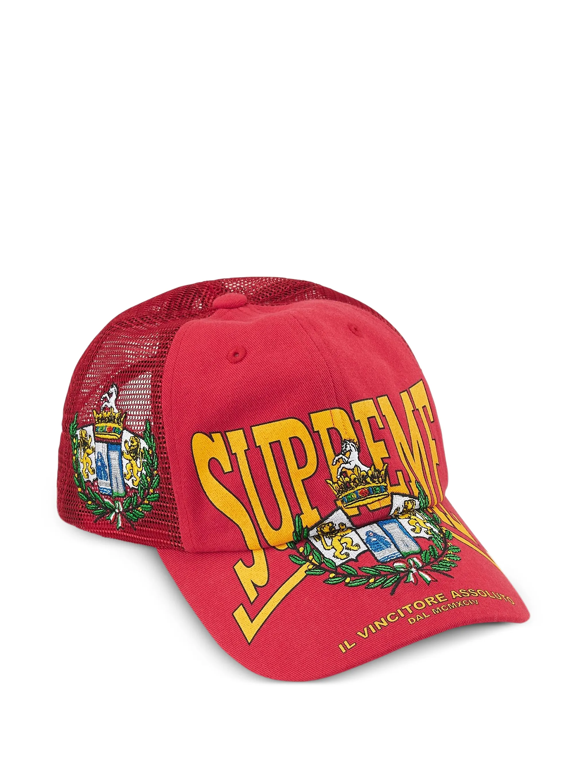 

Кепка Crest Mesh Back 6-Panel Supreme, красный