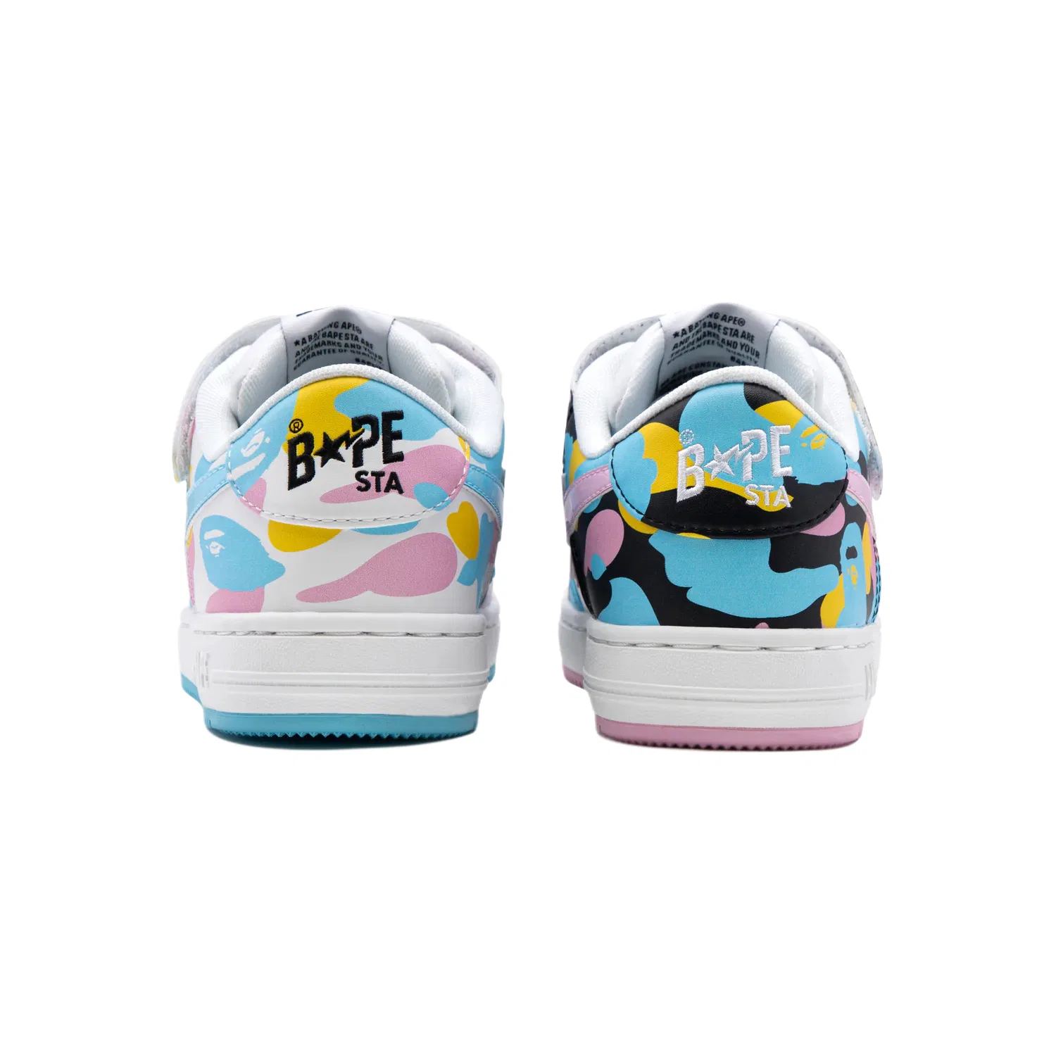 Кроссовки BAPE STA из искусственной кожи низкие повседневные Kids' A BATHING APE, Blue — фото 4
