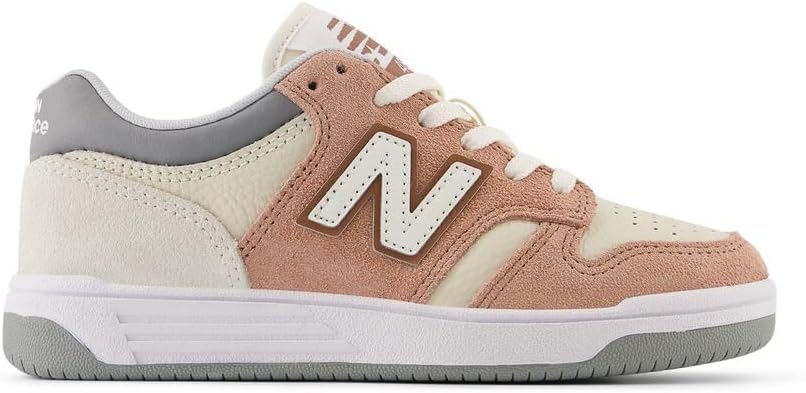 Детские кроссовки New Balance 480 V1 на шнуровке (унисекс), Landslide/Linen/Pecan — фото 3