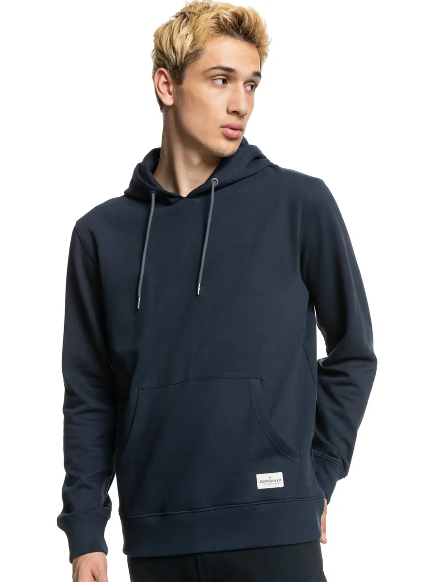 

Толстовка Quiksilver с капюшоном "Основы", синий
