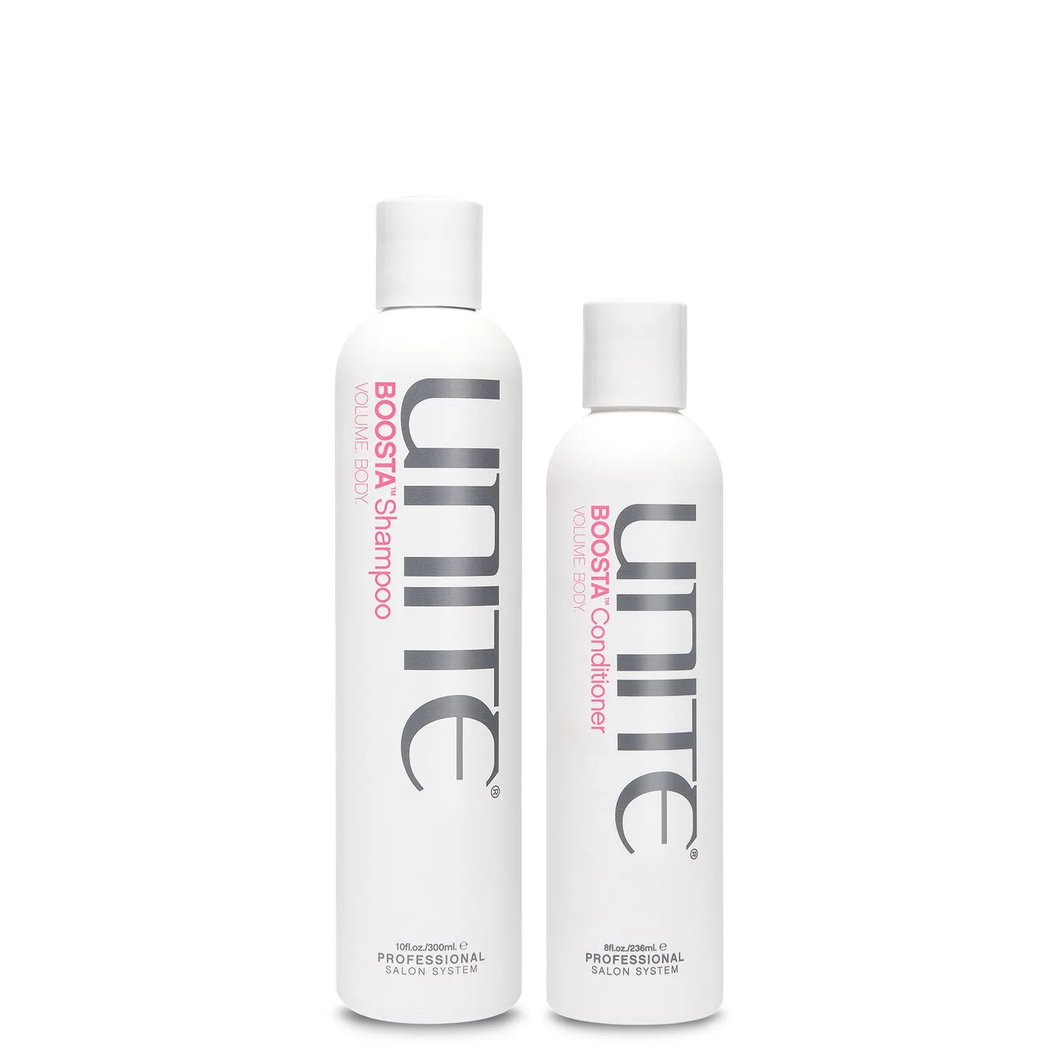 Шампунь и кондиционер UNITE Hair - BOOSTA - Придают объем, пышность и блеск - Для тонких волос - 10 жидких унций и 8 жидких унций