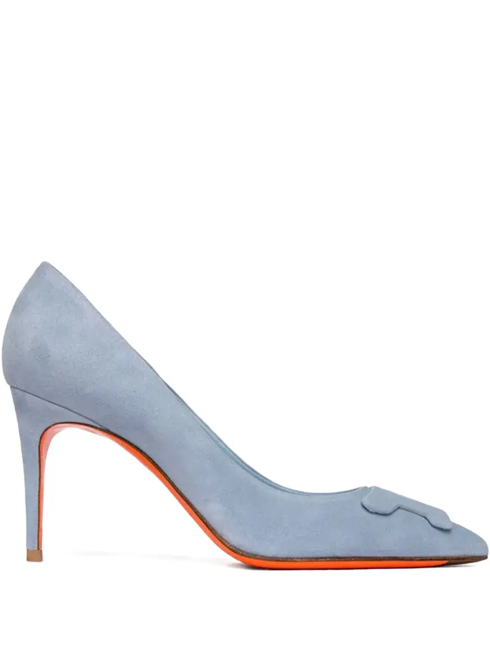 Туфли Sibille 85 на каблуке Santoni, синий