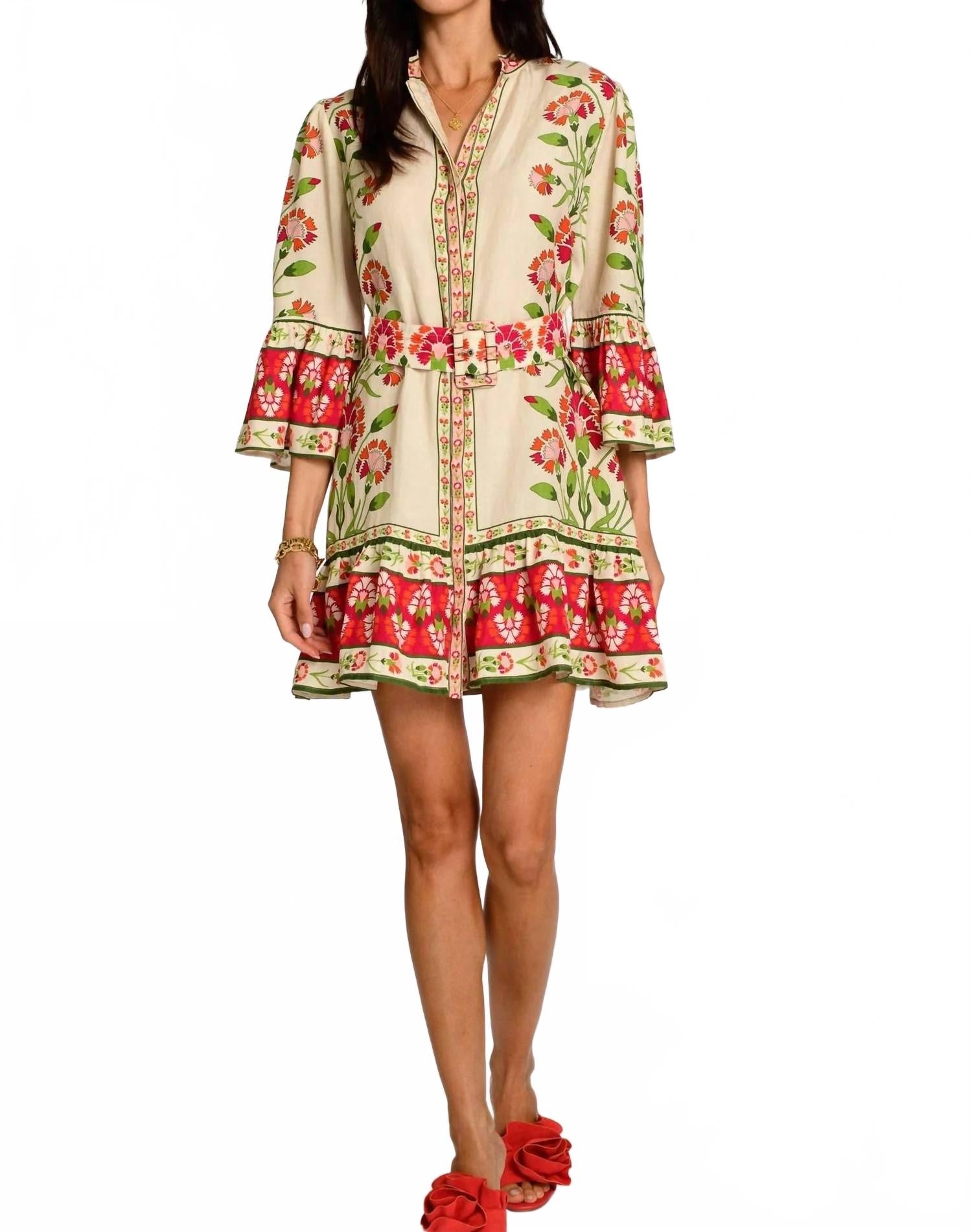 

Платье Frances-Indian Flower в цвете айвори Elizabeth James The Label, слоновая кость