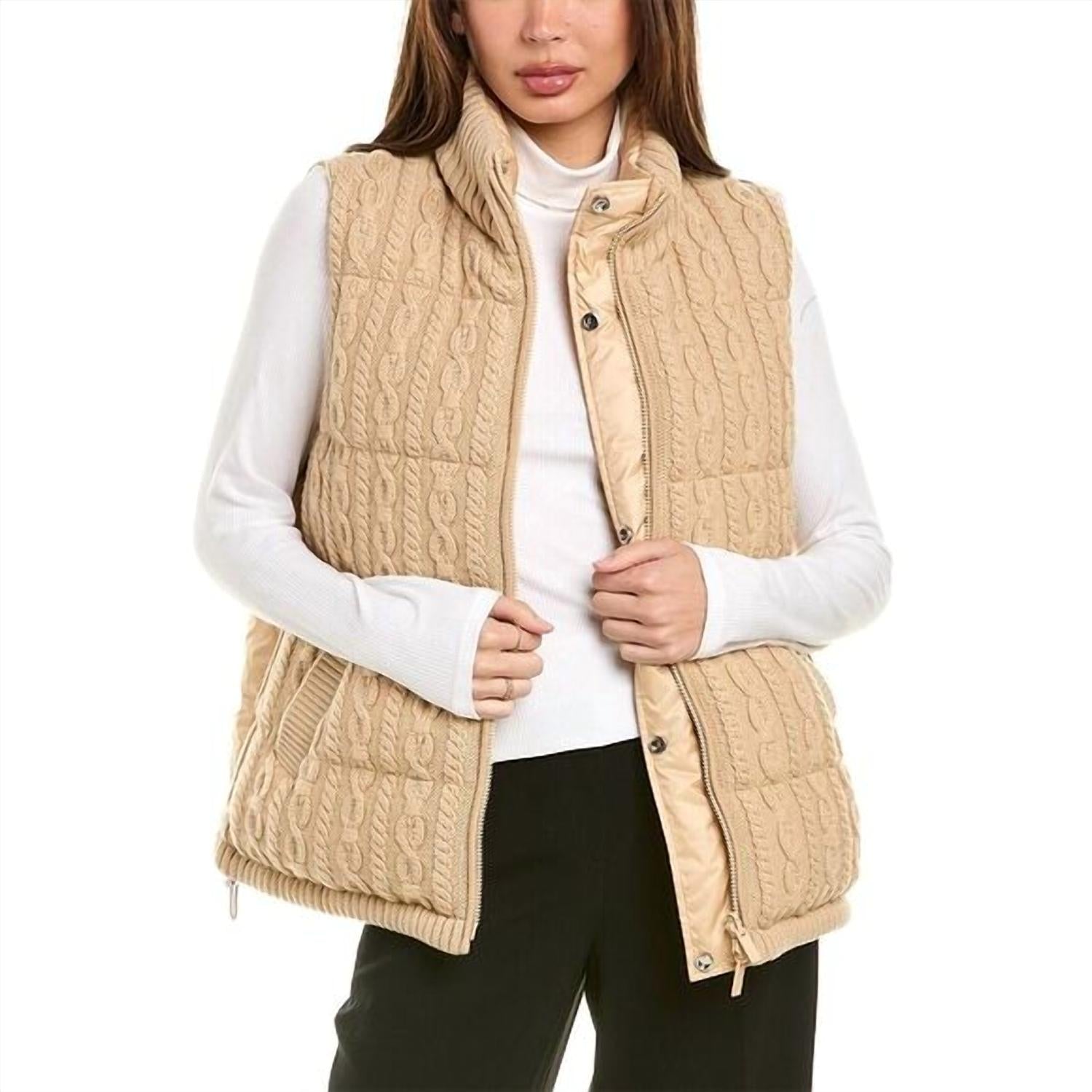 

Реверсивный жилет в цвете дюн Lafayette 148, Dune