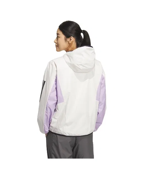 Ветровка Adidas Team Loose Fit белая — фото 3