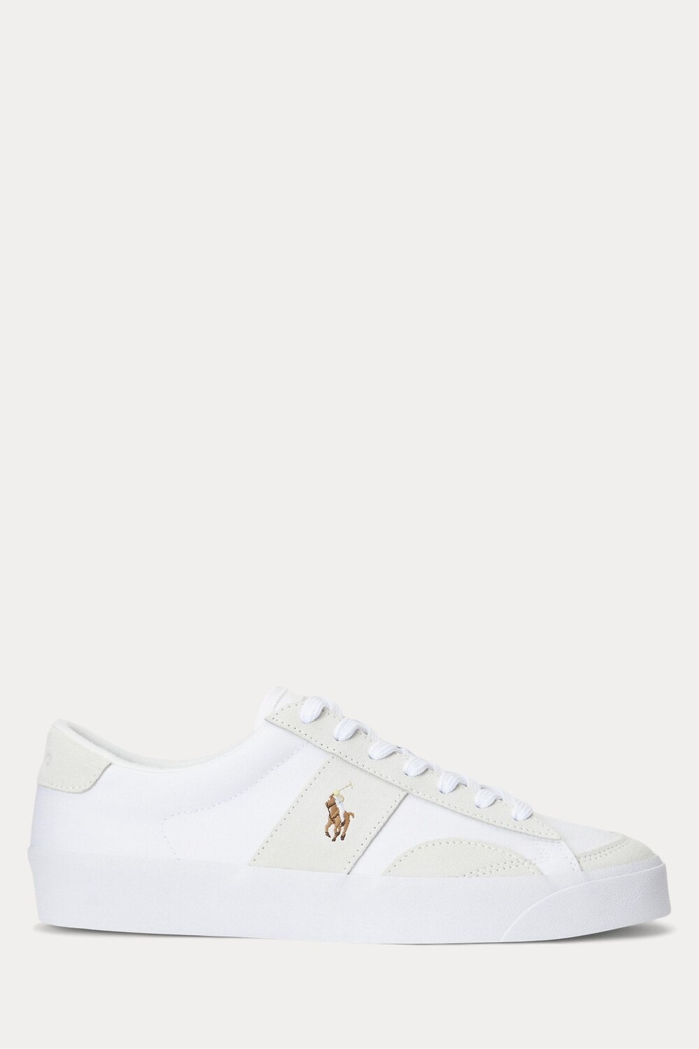 

Спортивная обувь Sayer из парусины и замши Polo Ralph Lauren, белый
