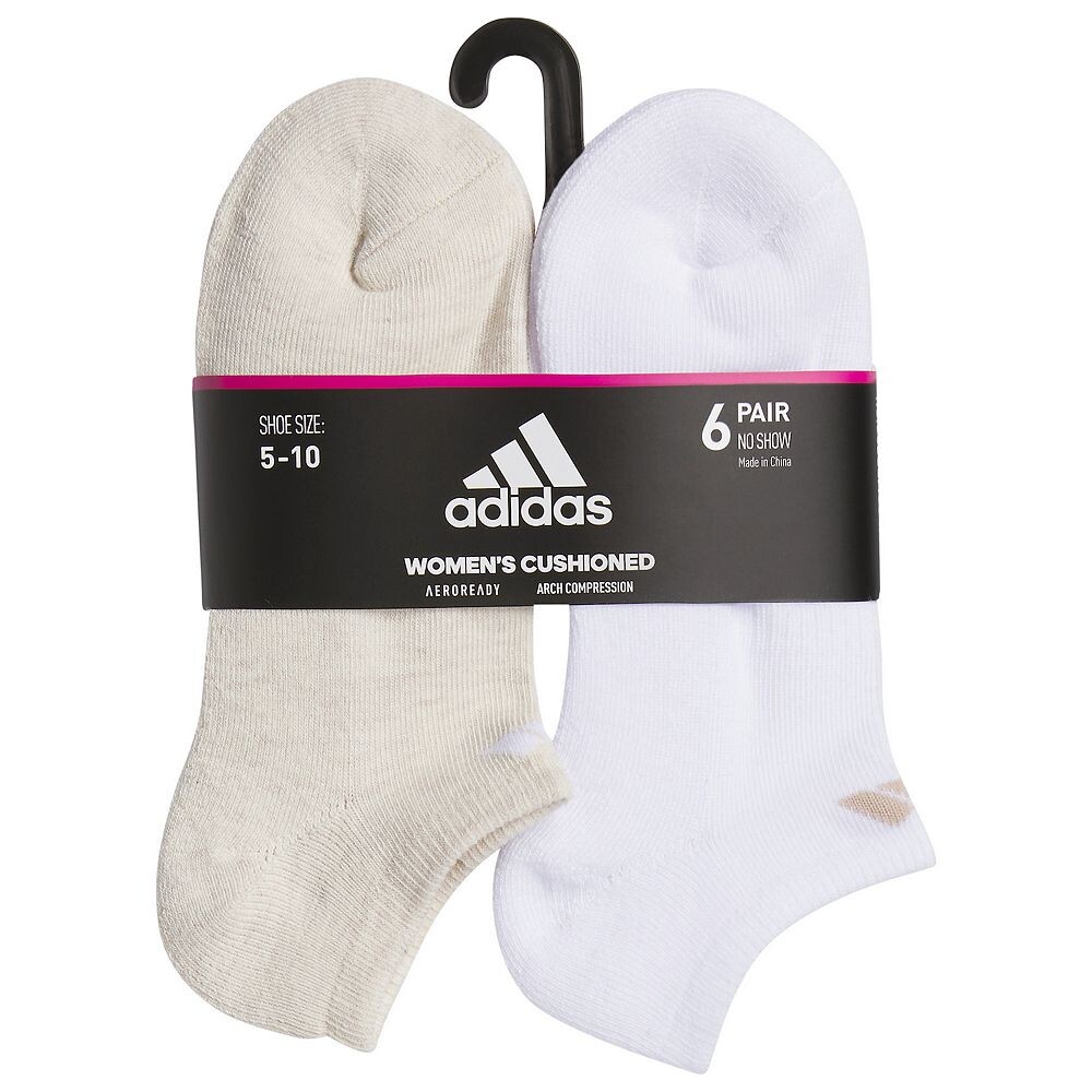 Женские носки adidas Athletic Noshow (6 пар) Adidas, цвет Light Purple — фото 2