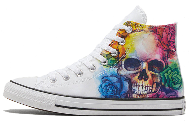 

Кеды Converse Chuck Taylor All Star High Top Skull And Roses 'White'