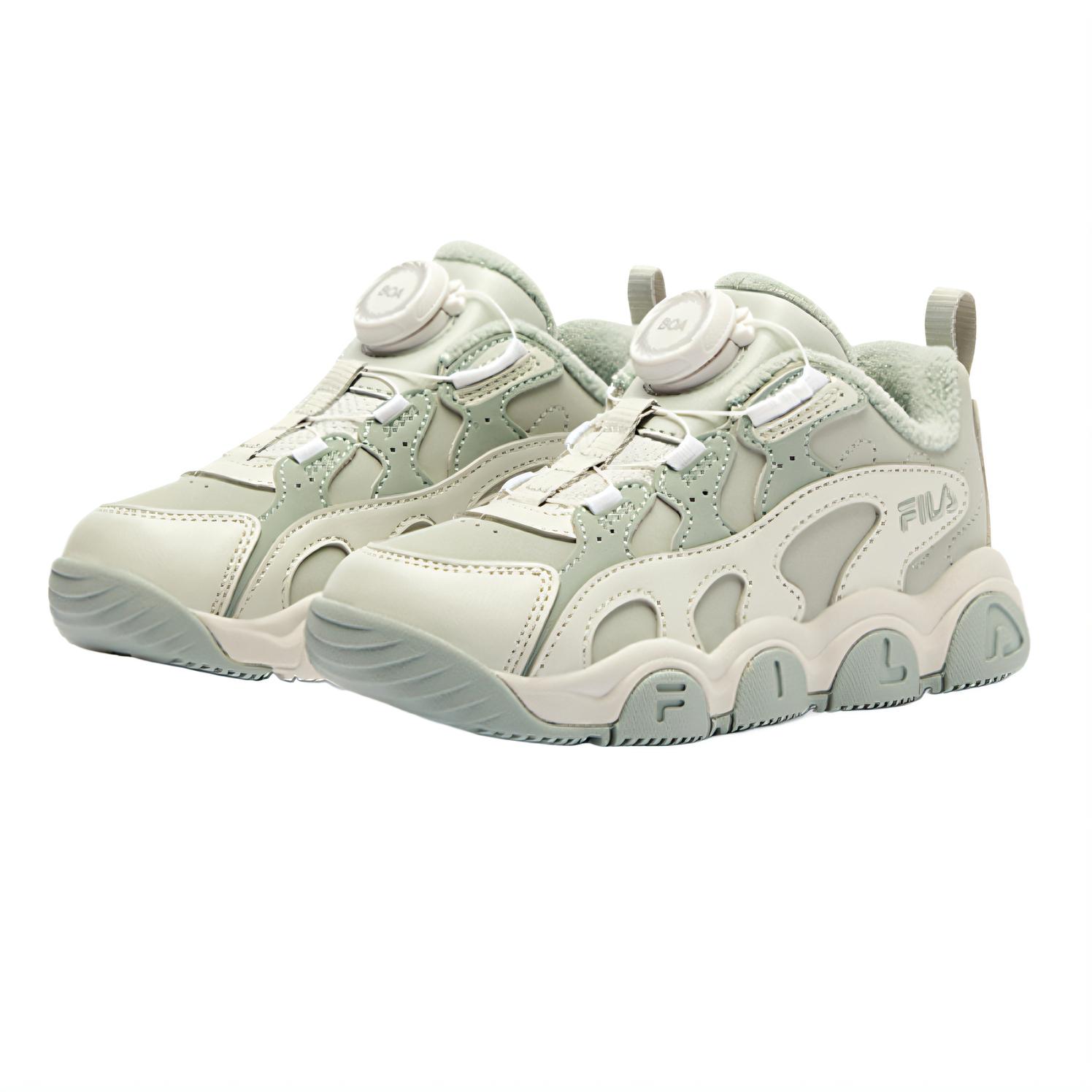 Низкие детские баскетбольные кроссовки с амортизацией mercury gray/mist pearl gray kids FILA KIDS, серый — фото 3