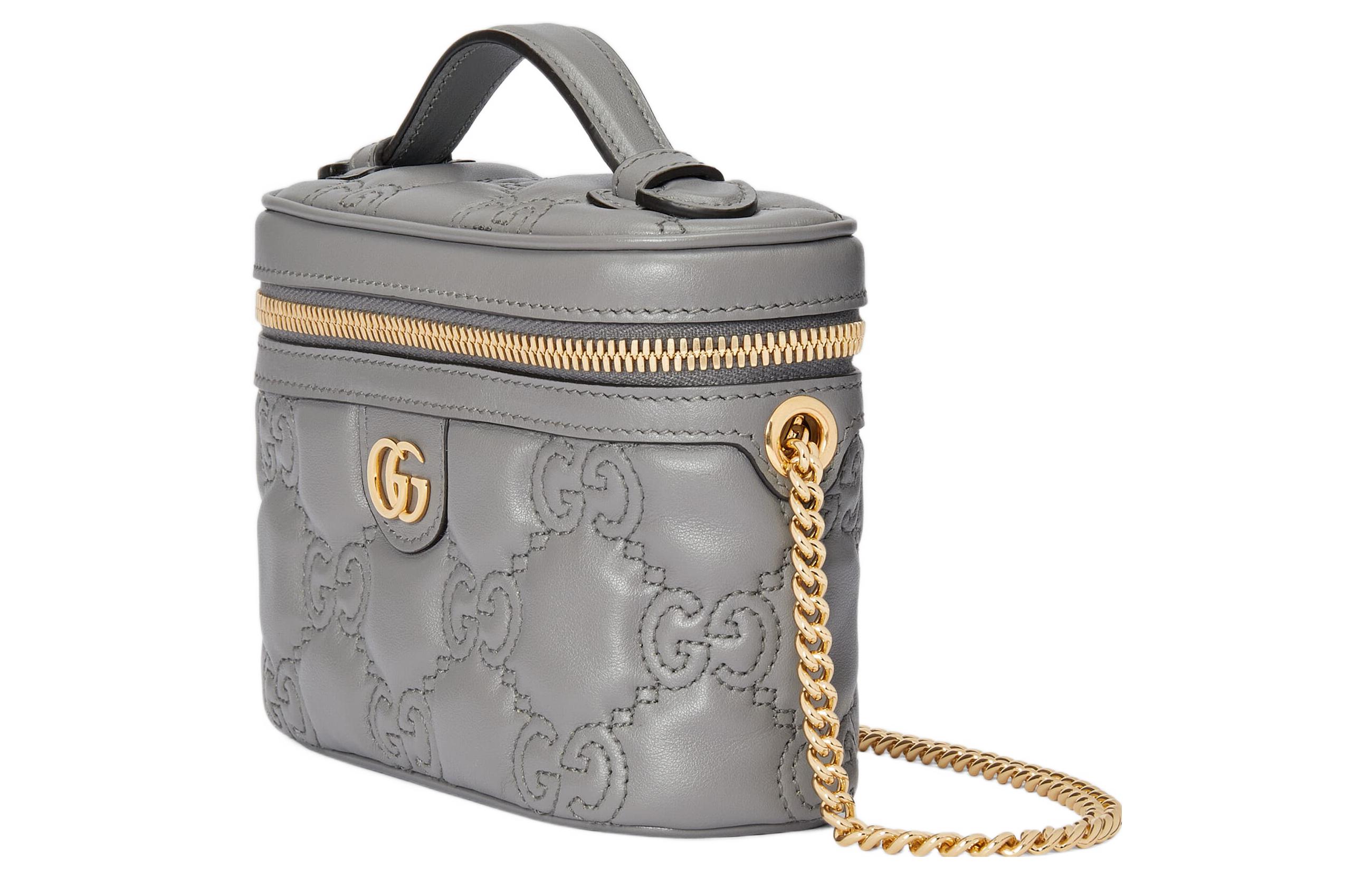Мини-сумка-кошелек Gucci GG Matelass? из натуральной кожи — фото 3