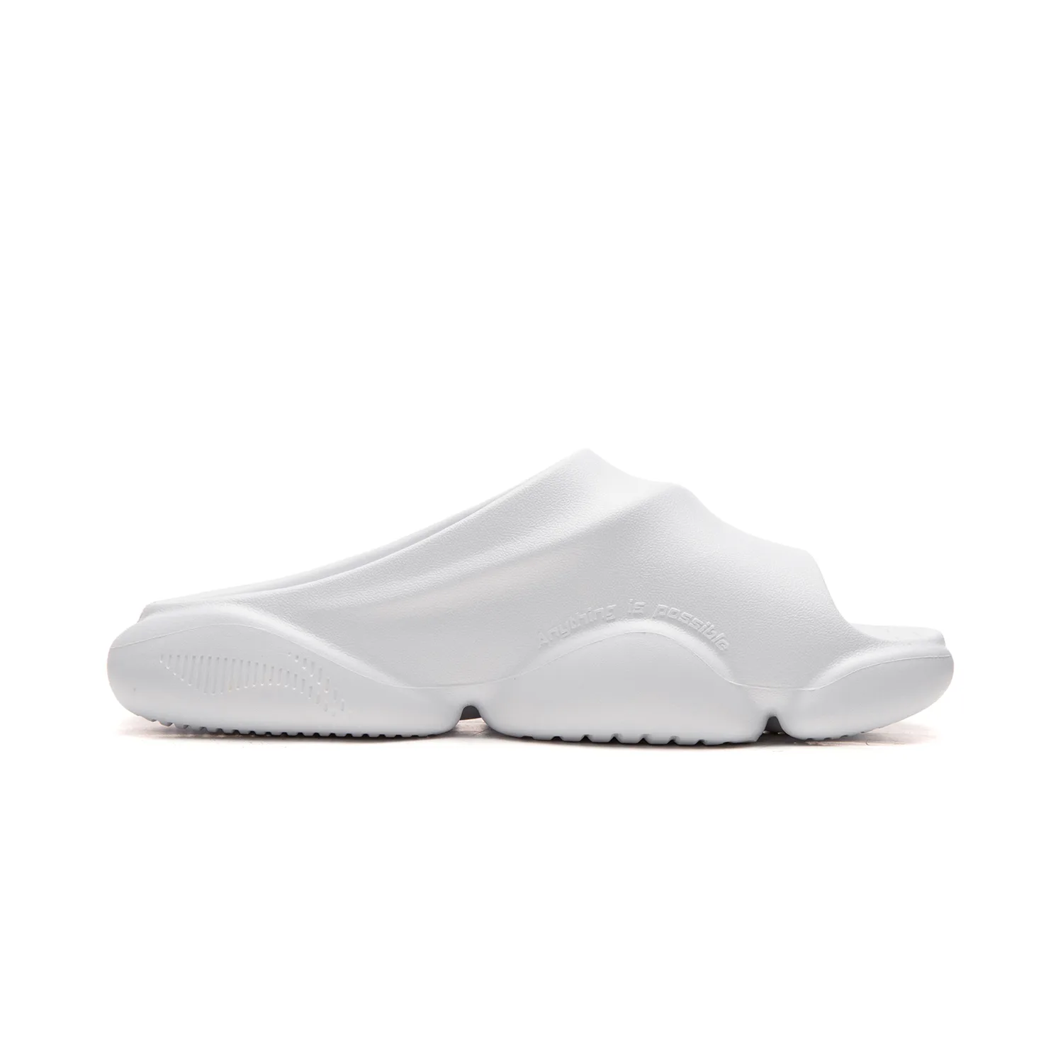 Li-Ning Slide Slippers Men's White Black — фото 3