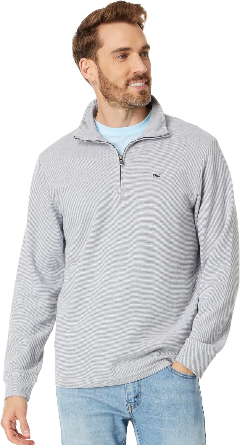 

Толстовка Saltwater 1/4 Zip Vineyard Vines, цвет Granite