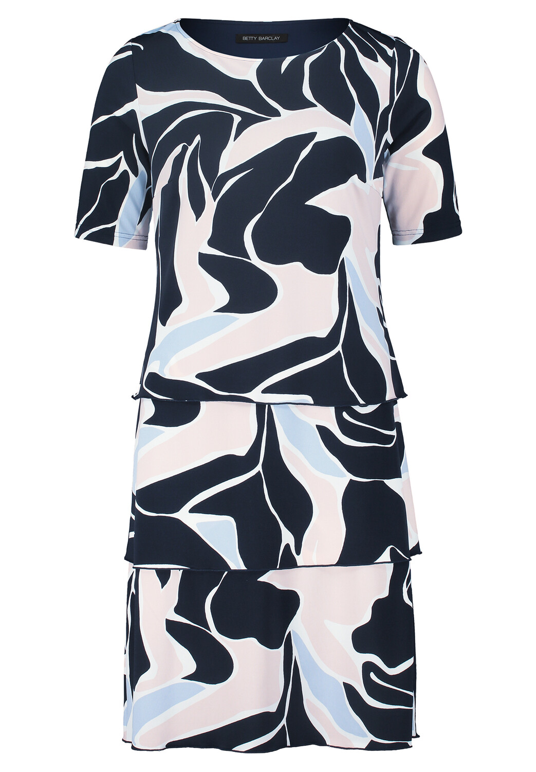 

Платье Betty Barclay Stufen kurzarm, цвет Dark Blue-Rosé