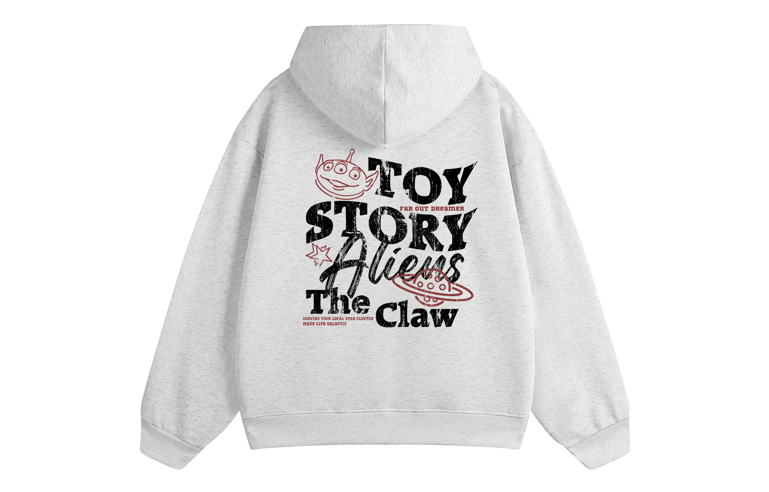 

ТТолстовки Unisex с капюшоном, утепленные, Heavyweight Disney, 花灰色【加绒加厚】