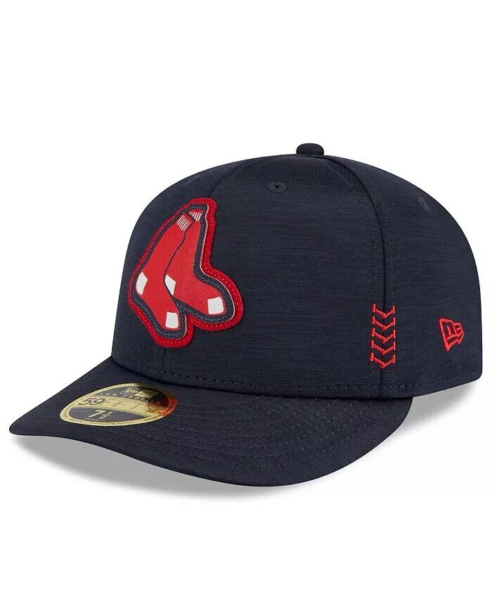 

Мужская темно-синяя бейсболка Boston Red Sox 2024 Clubhouse Low Profile 59FIFTY Fitted New Era