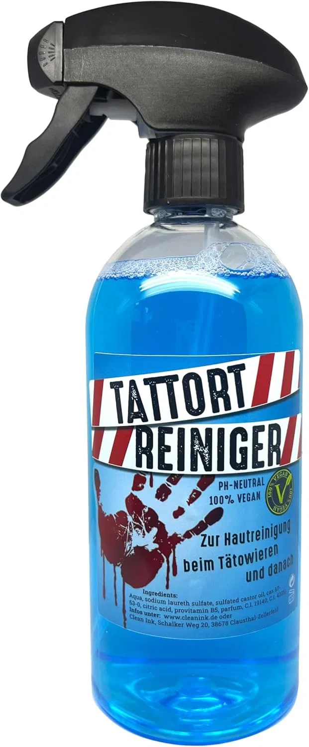 Очиститель для татуировок «Tattort Cleanser» 500 мл от Clean Ink Voraga