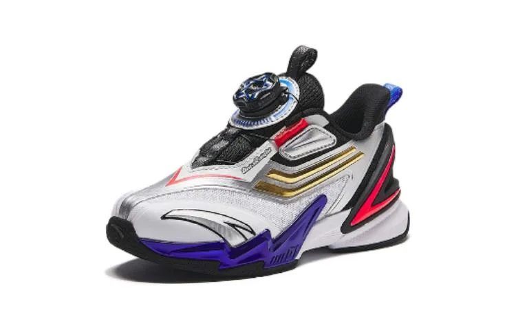 Antakids Кроссовки детские низкие Cushioning, Wear Resistant Black White для детей 3-7 лет — фото 3