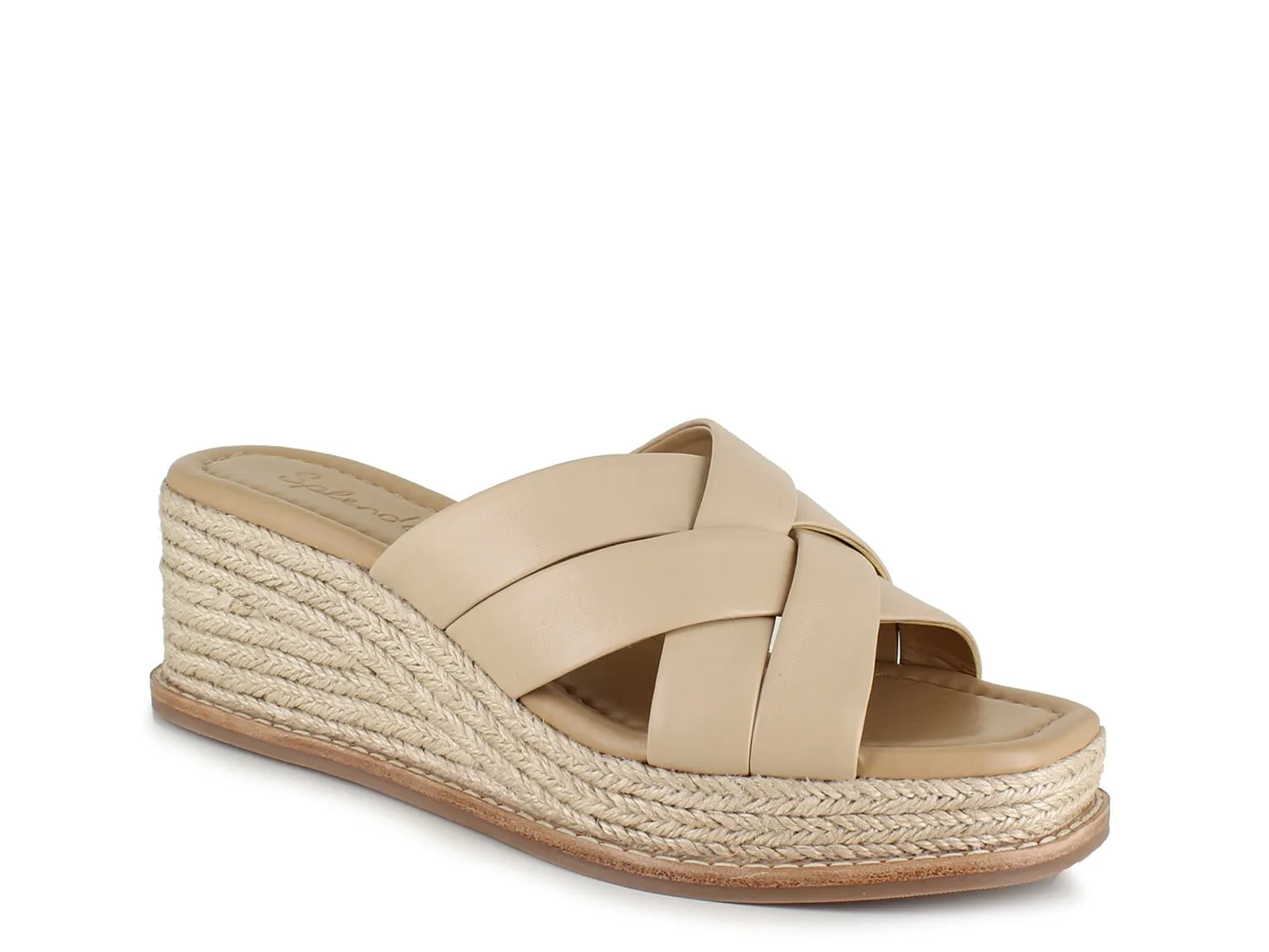 

Сандалии Delliny Wedge Sandal Splendid, цвет lightalmond