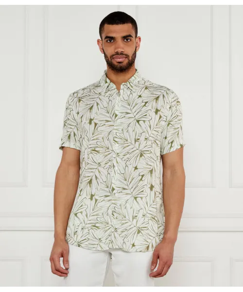 

Рубашка Slim fit Guess Jeans, зеленый